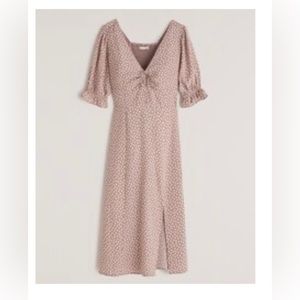 Abercrombie Cinched Front MIDI Dress